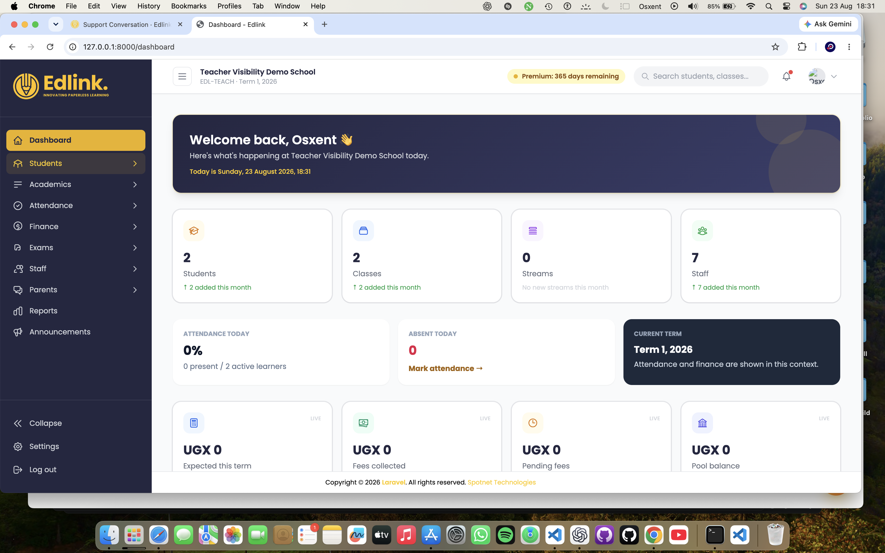 Edlink system preview